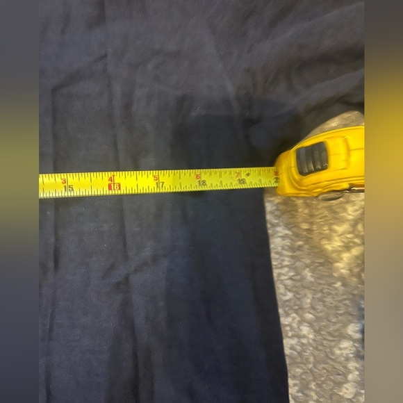 GAP Navy Dress Ivory Embroidery drawstring waist with pockets size L (K124) - Picture 11 of 14